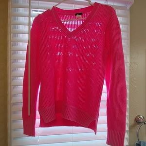 Pink Knit J.Crew Sweater